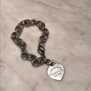 Tiffany & Co .925 Silver Signature Bracelet